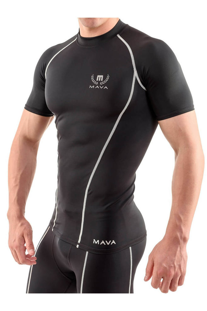 COMPRESSION SHIRT SHORT SLEEVE TOP Mava Sports